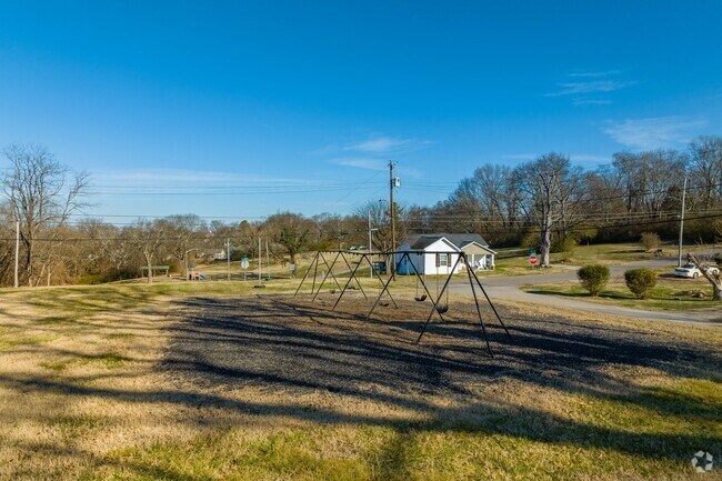 Horace O. Porter School has a swing set on it's campus in Columbia.