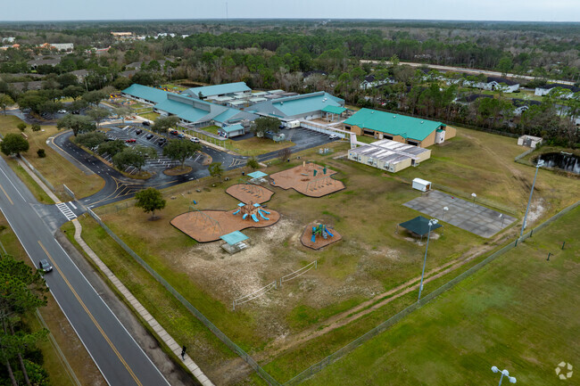Osceola Elementary School boasts multiple play areas and open fields for students.