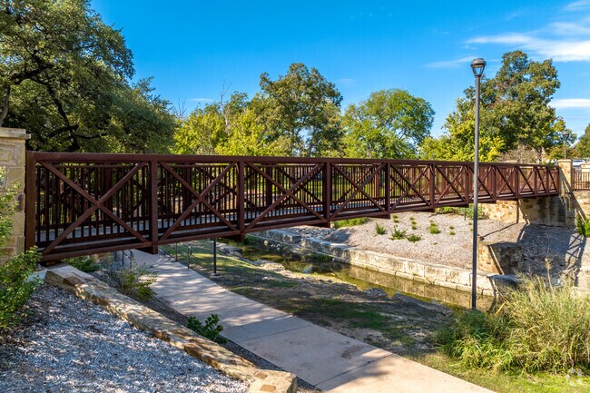 The park is named after Walnut Branch, a small tributary of the Guadalupe River in Seguin.