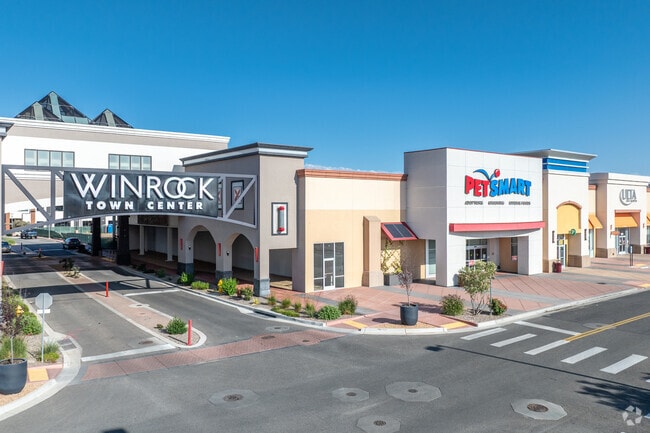 Winrock Town Center offers a vibrant retail and entertainment hub for residents of the Sandia Ridge area.