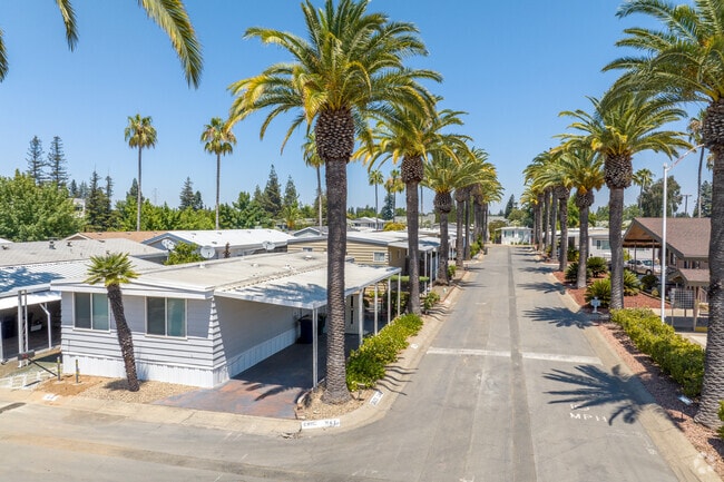 The Golden Palms mobile home park in the College Glen neighborhood.