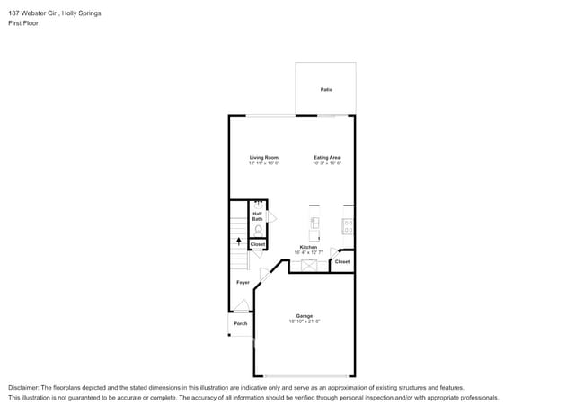 187 Webster Cir, Holly Springs, GA 30115 - photo 2