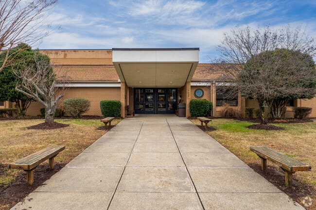 Entrance to Chickahominy Middle School.