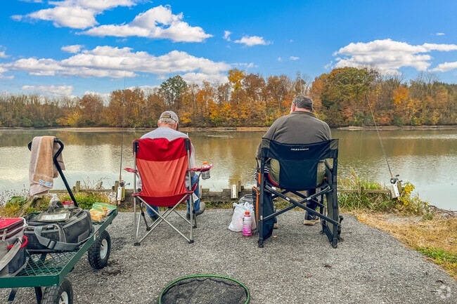 Do some fishing by the Blue Marsh Lake near Upper Tulpehocken.