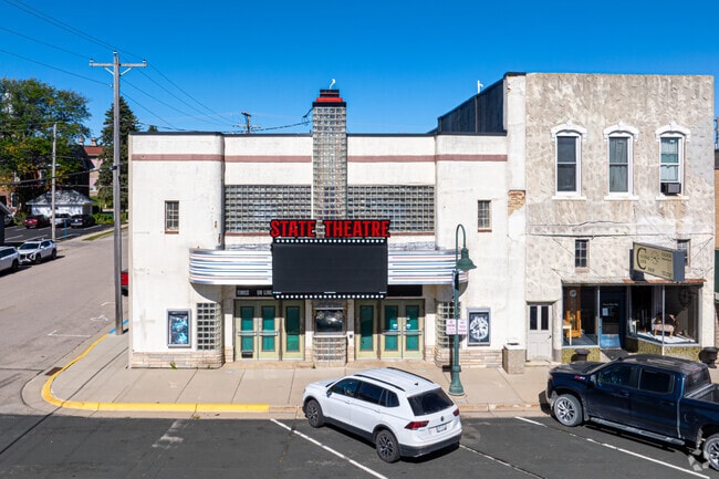 Locals can go catch a movie at The State Theater, a staple of the Kasson community since 1937.
