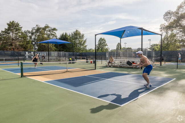 Collicello Corridor residents can join organized pickleball games at Morrison Park.