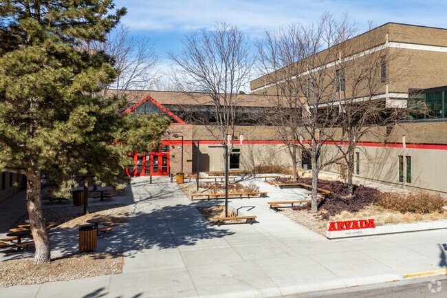 High school students attend Arvada Senior High School in Alta Vista.