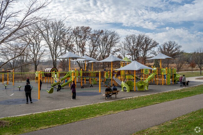 Madison's Place Playground is the largest playground in Woodbury.