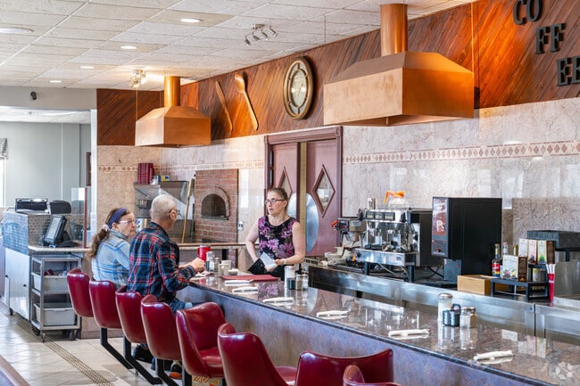 Northfield Diner offers classic barstool seating while you enjoy your favorite comfort food.