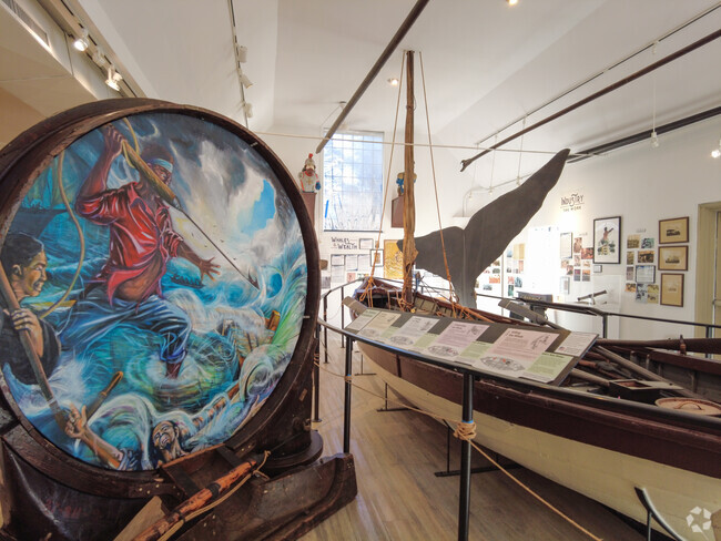 Interior of of Whaling Museum, which has lots of history to learn about in Cold Spring Harbor.