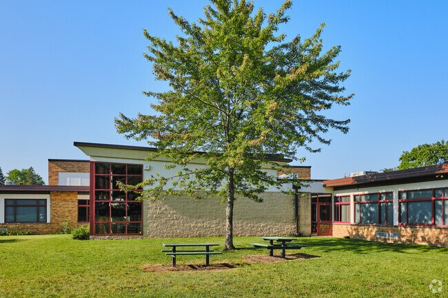 Quiet study area for students at Erickson Elementary.