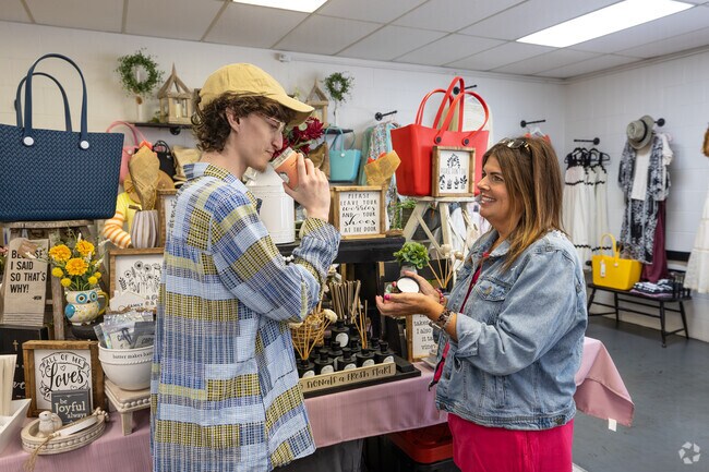 Check out Grace and Mae Botique at Salem Township's Morrow Art Center.