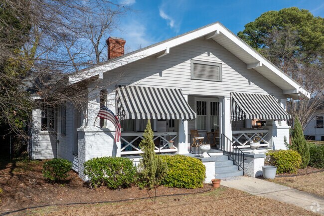 Classic bungalow's from the early 1900's are popular around downtown Goldsboro.