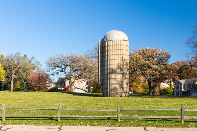 Oakwood Hills still has remnants of its farming past that have become local landmarks.