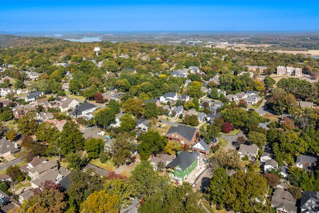 The Heights is a trendy neighborhood on the bluffs overlooking the Arkansas River.