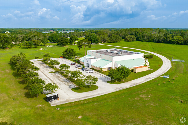 The beautiful campus of Keystone Prep High as seen in this aerial view in Odessa.