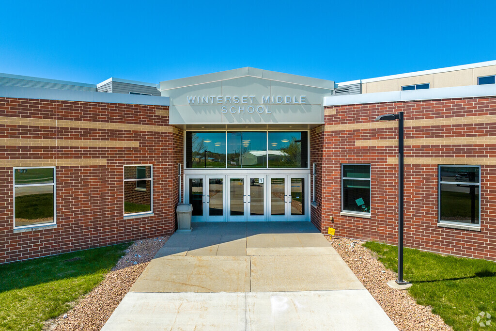Winterset Middle School serves the Winterset community and its surrounding areas.