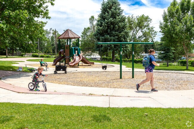 The whole family can have fun at 
Stratmoor Hills Park.