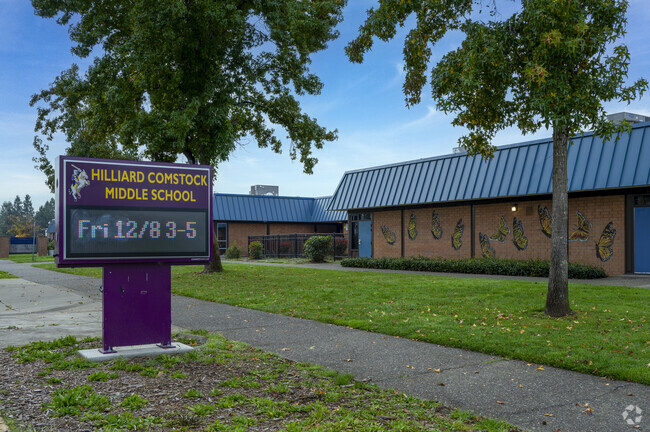 Hilliard Comstock Middle School focuses on the higher education of its students.