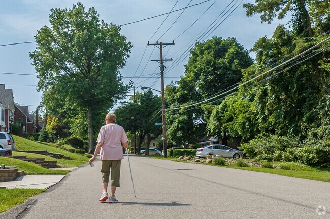 Summer Hill features wide streets that create a safe atmosphere to walk the beautiful landscape.