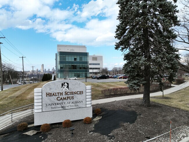 Health Sciences Campus of Albany University is located in Rensselaer bringing medicine close.