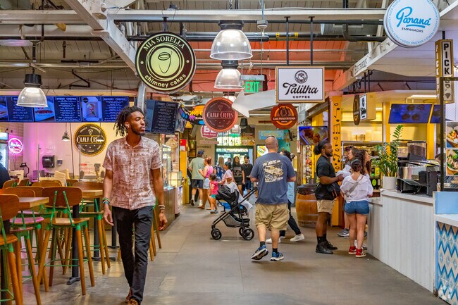 Liberty Station offers an abundance of shopping nearby Point Loma Heights.