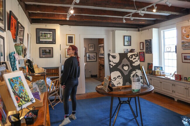 Browse through many galleries at Salem Artoberfest in Derby Street.