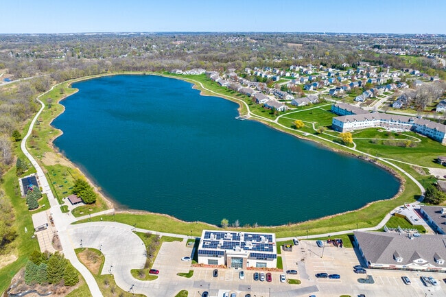 Copper Creek Lake hugs the eastern border of Gray's Woods and is visited by many locals daily.