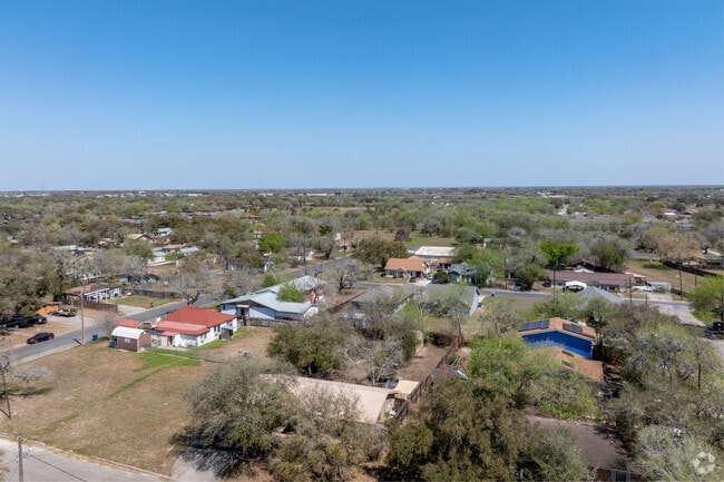 Beeville's small town vibe shines from the sky, where rural roads meets city living.
