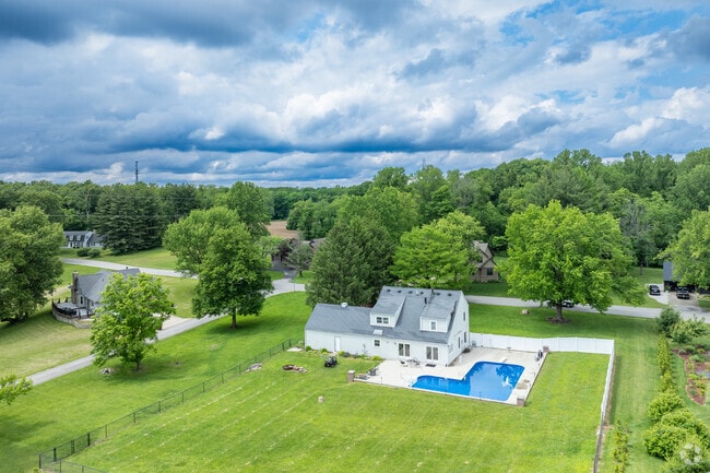 Tecumseh has a mix of rural homes and established subdivisions with large lots.