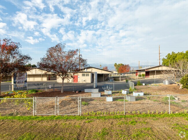 Coronado High School has a large campus.