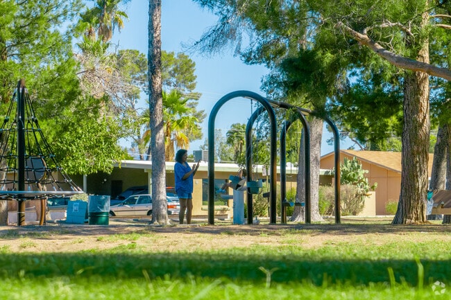 Mesa Village Park is a well-attended residential park.