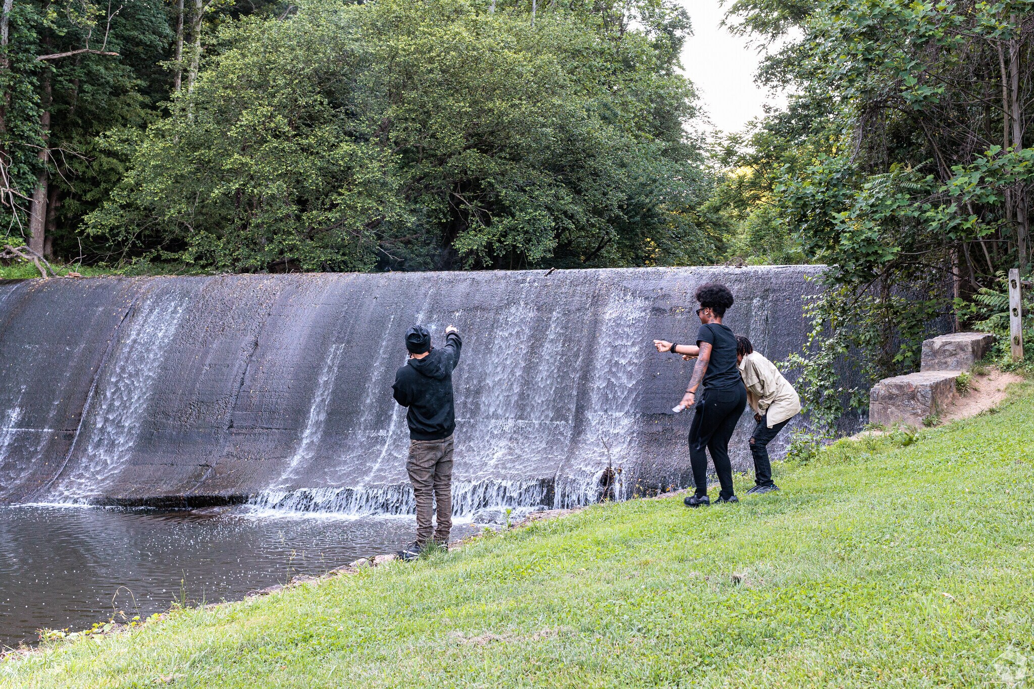 Come see the old mill ruins and a waterfall at Woodmoor's Northwest Branch Stream Valley Park.