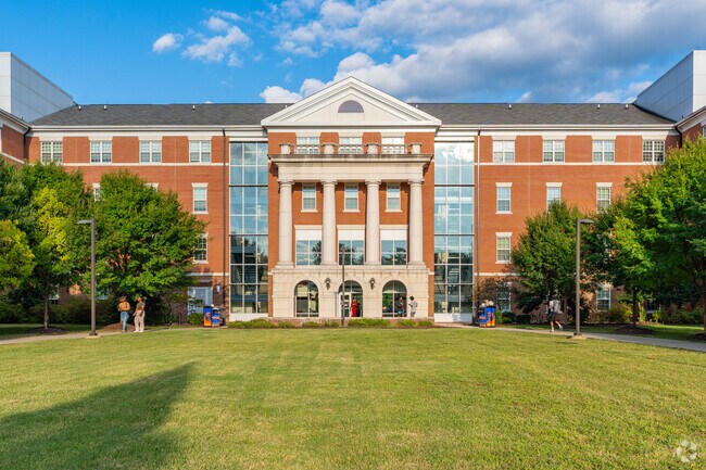 Virginia State University's beautiful campus is a short drive from Old Towne Petersburg.