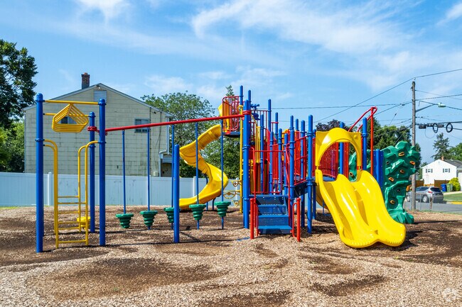 J. Harold Van Zant School has a colorful playground.