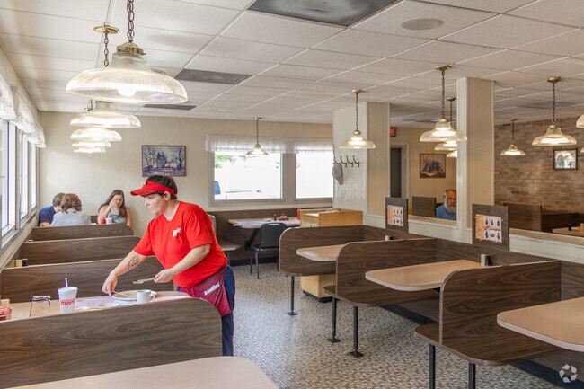 You can grab a great breakfast in Hughesville at May's Drive Inn.