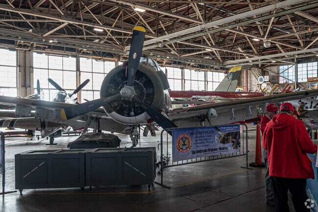 The American Airpower Museum is found in Farmingdale's Republic Airport.