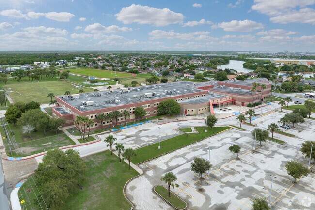 Garcia Middle School hosts grades 6th to 8th in the city of Brownsville.
