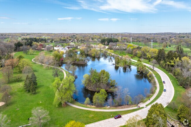 Greenfield Parks walking paths are busy on any nice day.