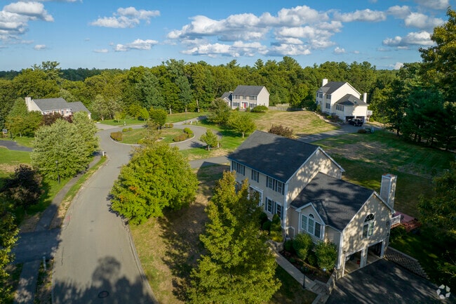 Residents living in quiet cul-de-sacs build their own little communities in Georgetown, MA.