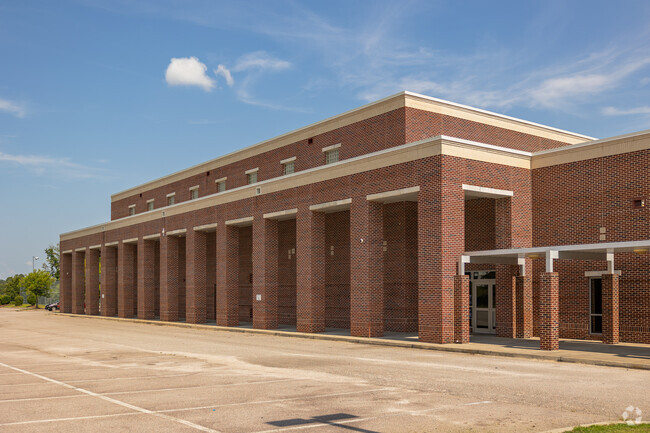 C. A. Johnson High School in Columbia has covered drop off and pick up areas.