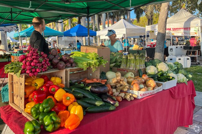 The Downtown Fort Pierce Farmer's Market opens Saturday mornings.