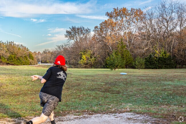 The 18-hole disc golf course at Shawnee Mission Park is a blast with friends in Lenexa.