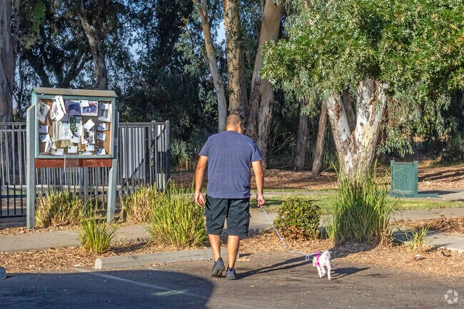 Take your dog for some exercise at Merced Dog Park.