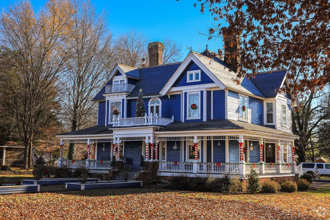 Classic architecture stands out in this early 1900s Gibsonville residence.