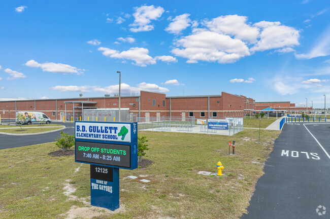 B. D. Gullet Elementary School has 1,280 students in grades PK, K-5.