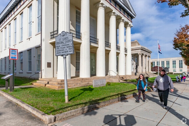The local Rowan County Museum showcases the local history of Salisbury.