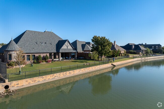 Eastlake homes offer Tudor-inspired brick exteriors, multi-car garages, and expansive views.