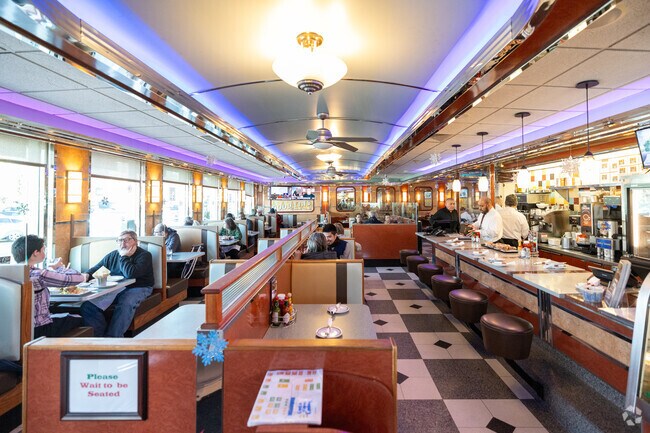 Pleasantville Diner is a famous and nostalgic place to grab a meal near New Castle Township.