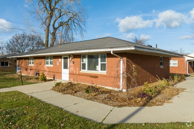 Older, modest brick ranches are plentiful in northeast Northriver.